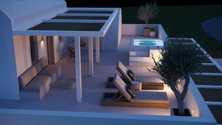 Lejardin Suites Santorini Pýrgos Exterior foto